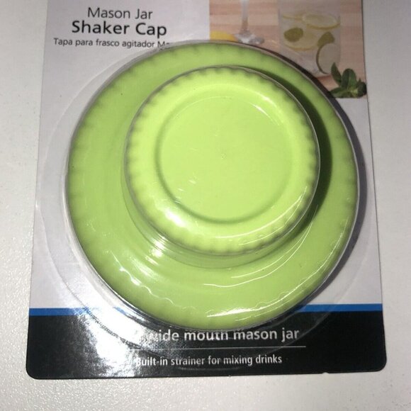 Mason Jar Shaker Cap for Wide Mouth Jars - Picture 1 of 4